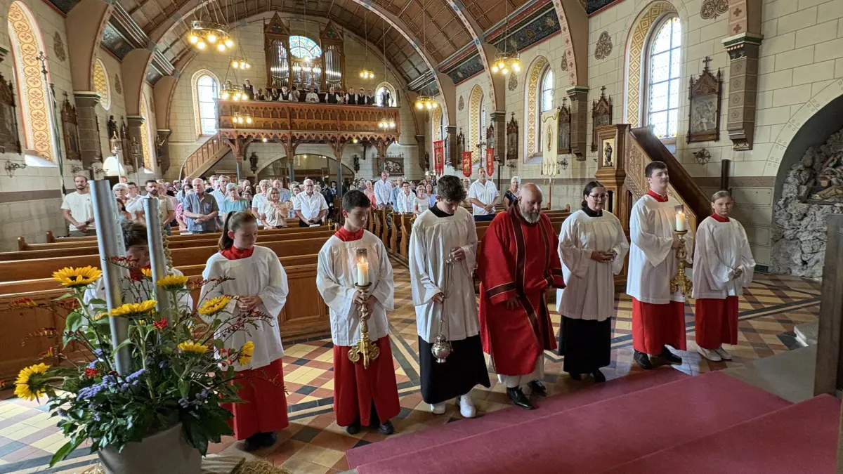 Gottesdienst anlässlich 130 Jahre Sankt Jakobus Kirche Zimmern unter der Burg