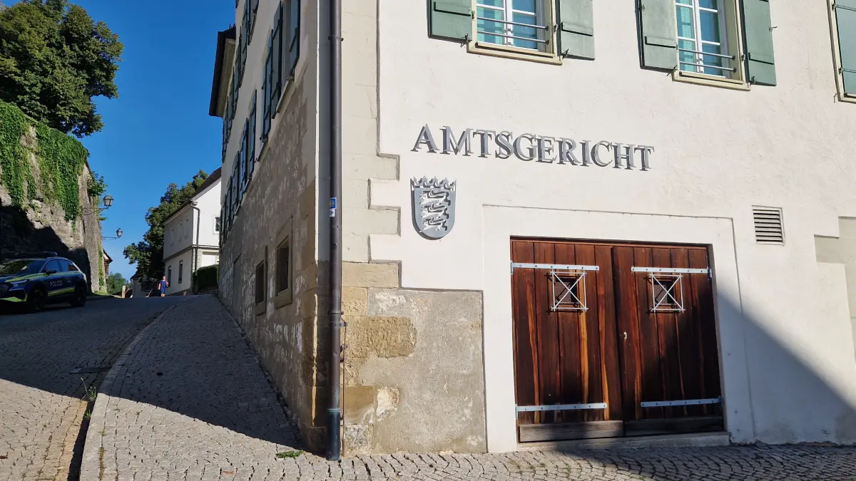 Hier wurde die Einigung erzielt: Das Amtsgericht Horb, an dem der Grenz- und Statikstreit am Knieacker mit einem Vergleich endete.