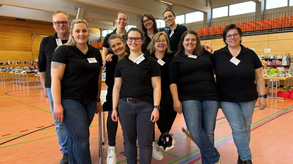 Das Orga-Team des Basars "rund ums Kind" freut sich schon auf die nächste Ausgabe der beliebten Secondhand-Aktion.