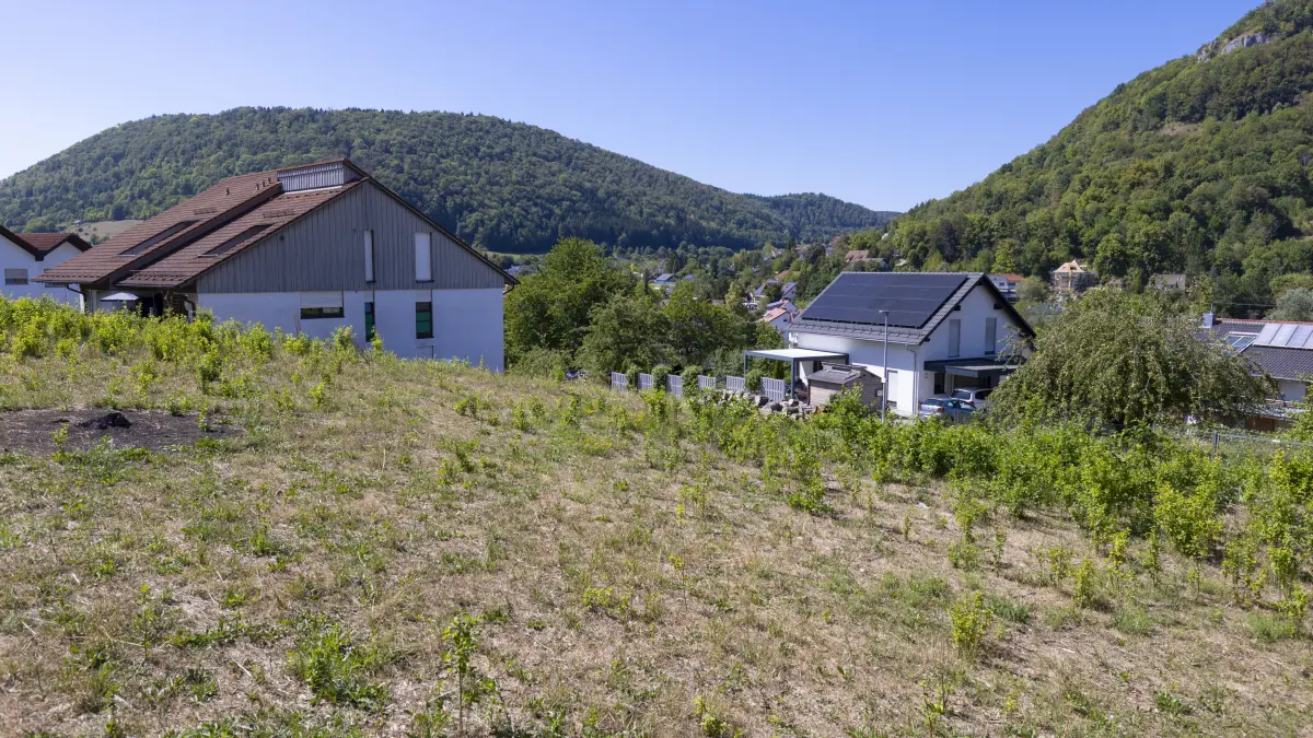 Bad Ditzenbach, Schlossbergstraße, geplantes Mehrfamilienhaus