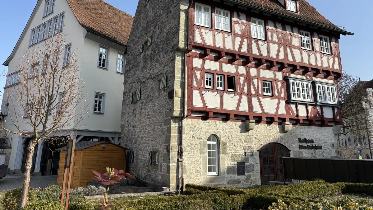 Im Rathaus in Vellberg wird sparsam gewirtschaftet.