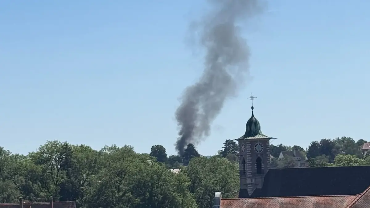 Brand Galgenberg Rauchwolke