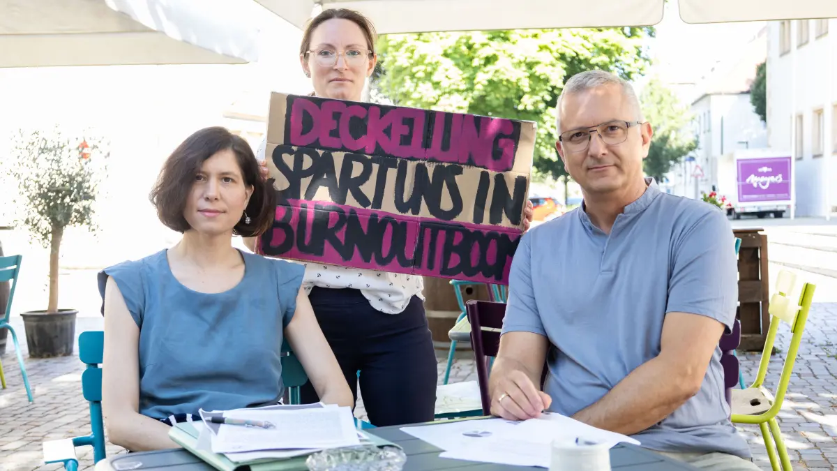 Kreisärzteschaft und Psychotherapeuten schlagen wegen des neuen GKV-Gesetzes Alarm v. li. Stefanie Nahler, Martina Janisch, Marc Lux