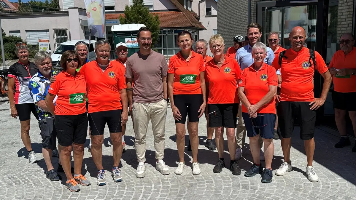 Tour de Kreisle Ottenbach mit Bürgermeister Florin Joos