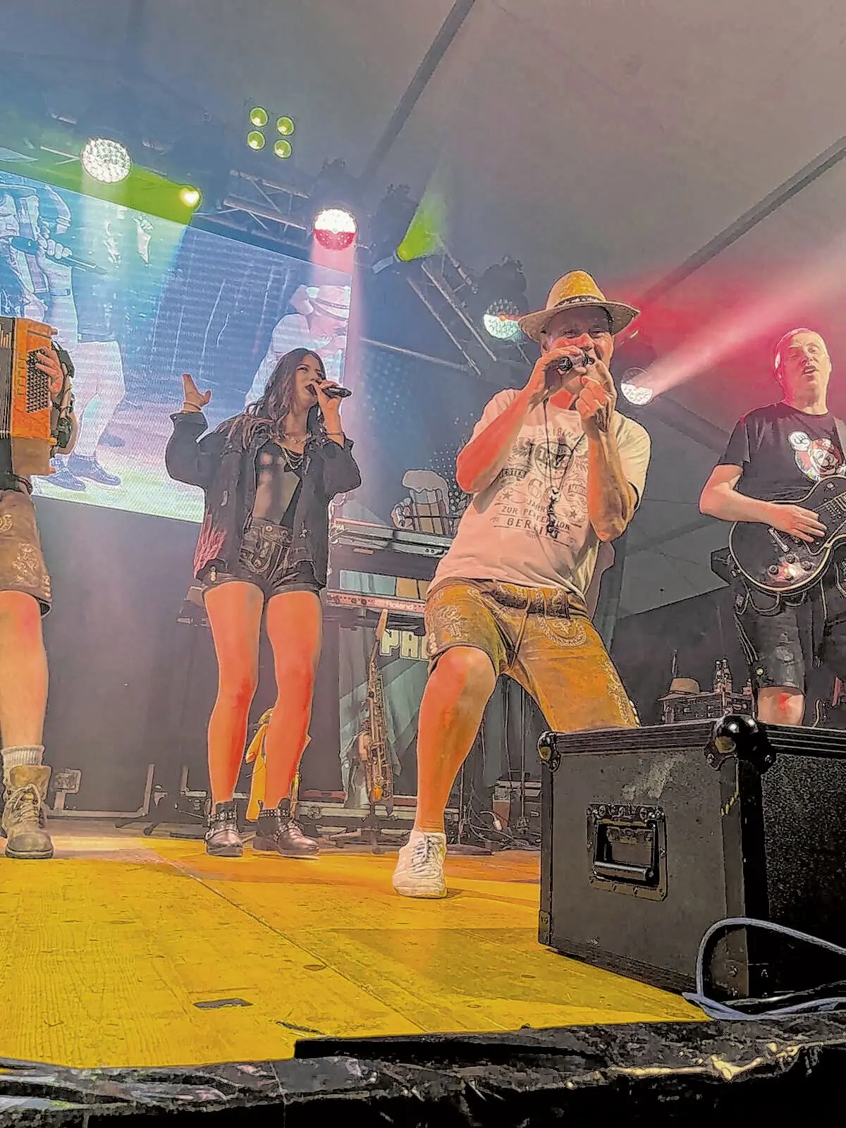 Der Auftritt der Partyfürsten gehört seit Jahren fest zum Sommerfest-Programm. ⇥Fotos: Dorfgemeinschaft Honkling