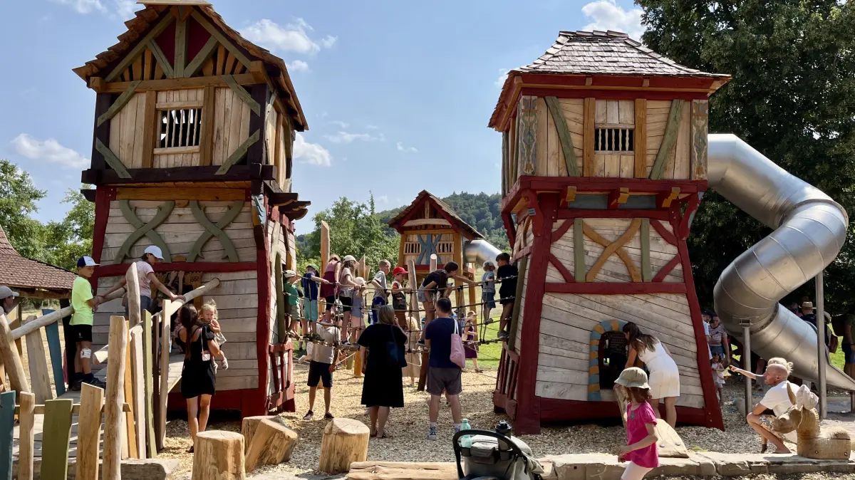Neuer Spielplatz Hohenloher Freilandmuseum Wackershofen