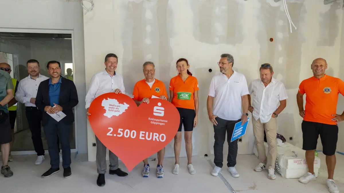 Tour de Kreisle macht Station am neuen Geislinger Hospiz