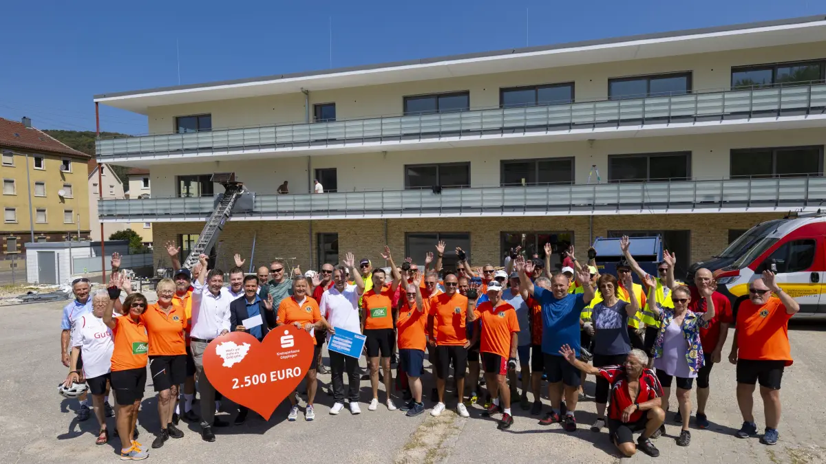 Tour de Kreisle macht Station am neuen Geislinger Hospiz