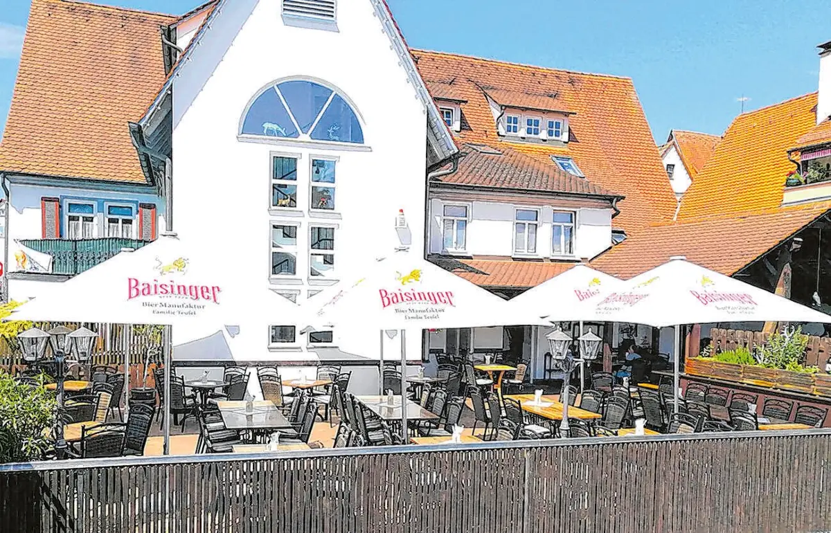 Gaststätte Hirsch in Rottenburg.⇥Foto: Privat