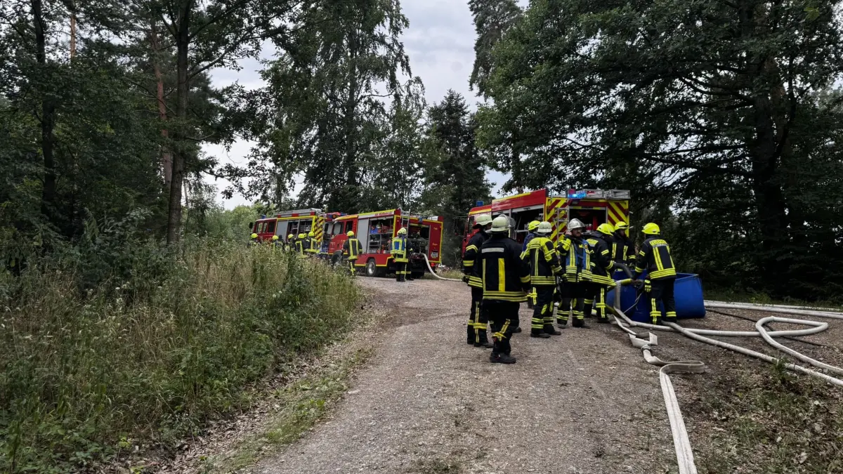 Waldbrand Renfrizhausen Sulz Feuerwehr