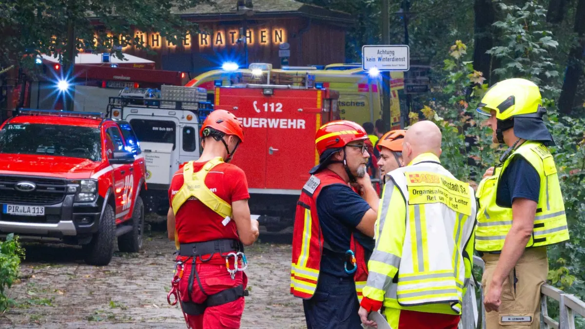 Mann von Baum erschlagen - Toter bei Unwetter in Sachsen