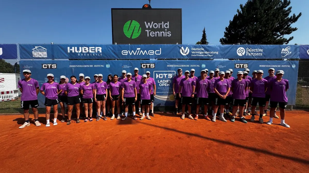 Das Team der Linienrichter der CTS Ladies Open