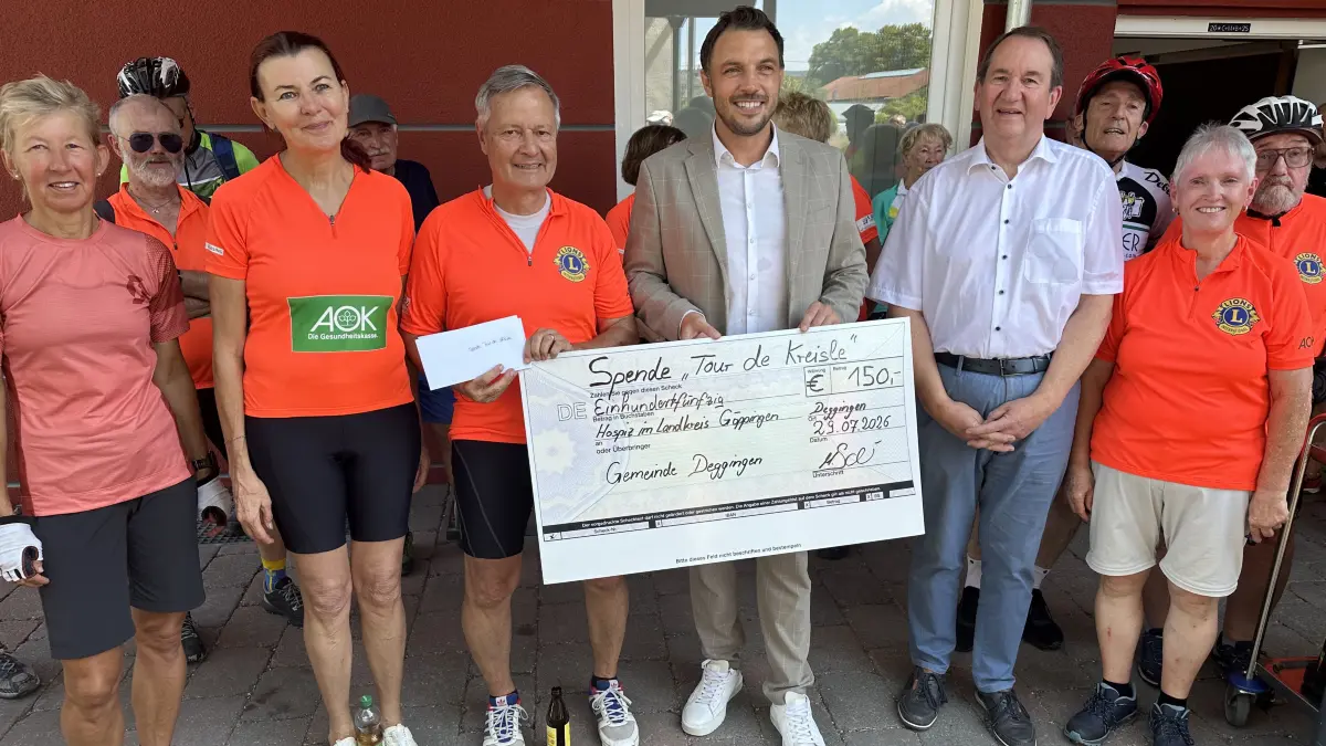 Tour de Kreisle Deggingen Bürgermeister Markus Schweizer