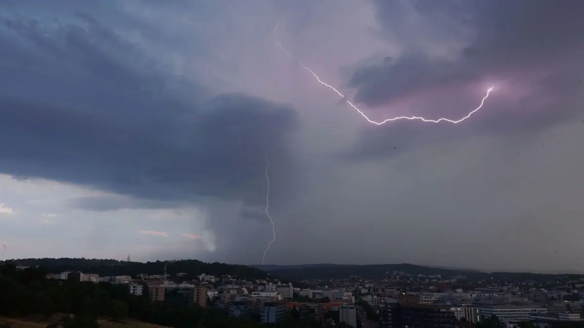 Unwetter in Baden-Württemberg