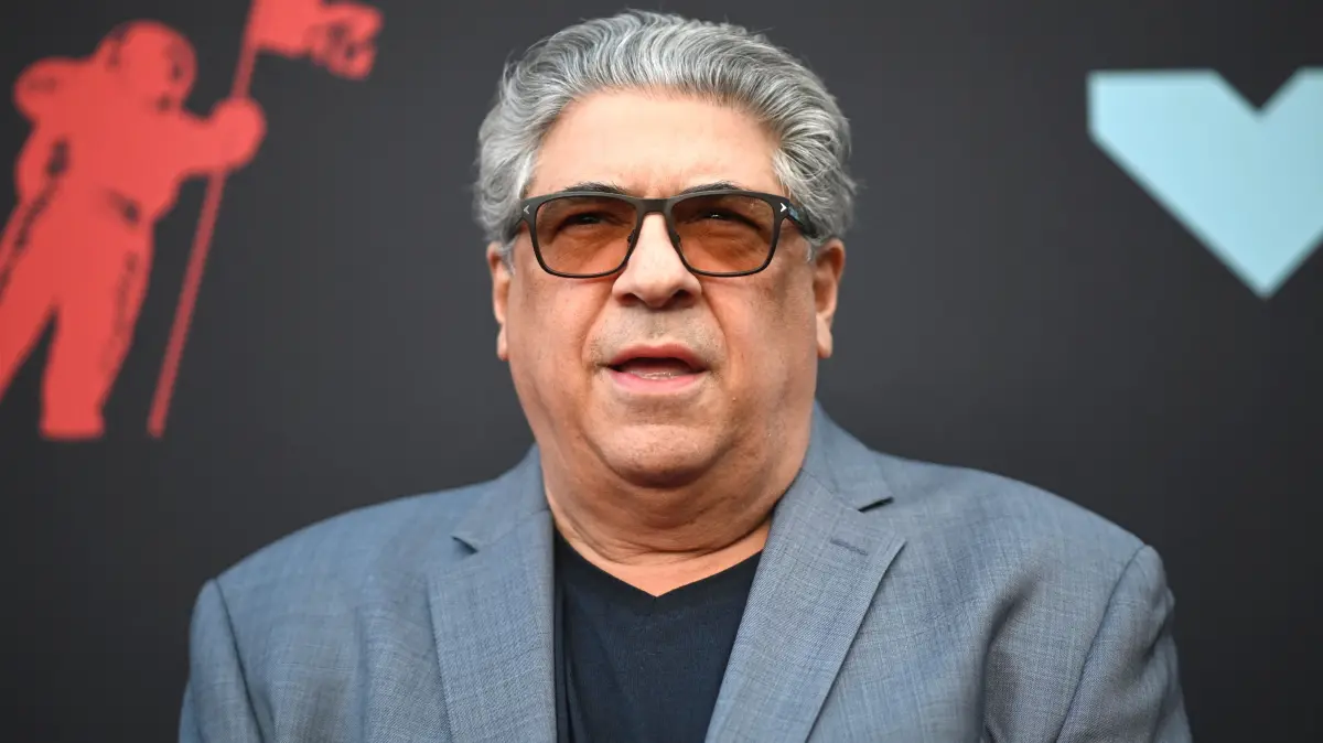 FILES-US-ENTERTAINMENT-MUSIC-AWARDS-MTV-VMA: (FILES) US actor Vincent Pastore arrives for the 2019 MTV Video Music Awards at the Prudential Center in Newark, New Jersey on August 26, 2019. Pastore, who starred in HBO's "The Sopranos" died at the ago of 80 on August 1, 2026. (Photo by Johannes EISELE / AFP)