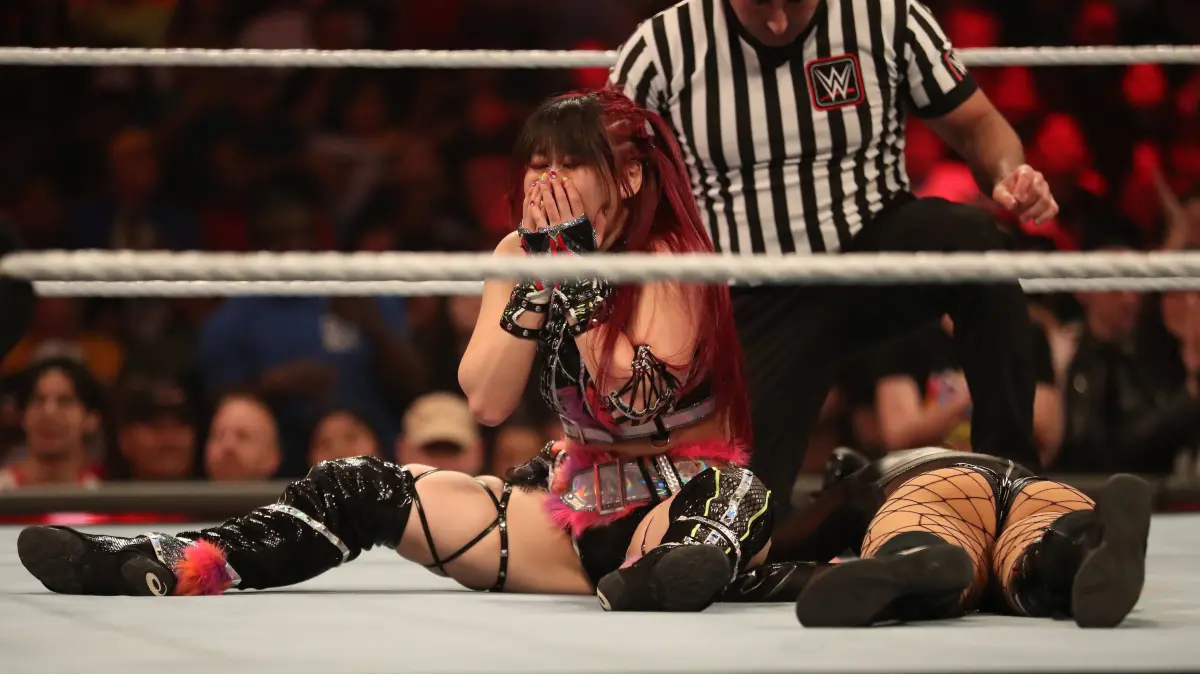 Iyo Sky kämpfte gestern nach gegen Liv Morgan um die Women's World Championship.