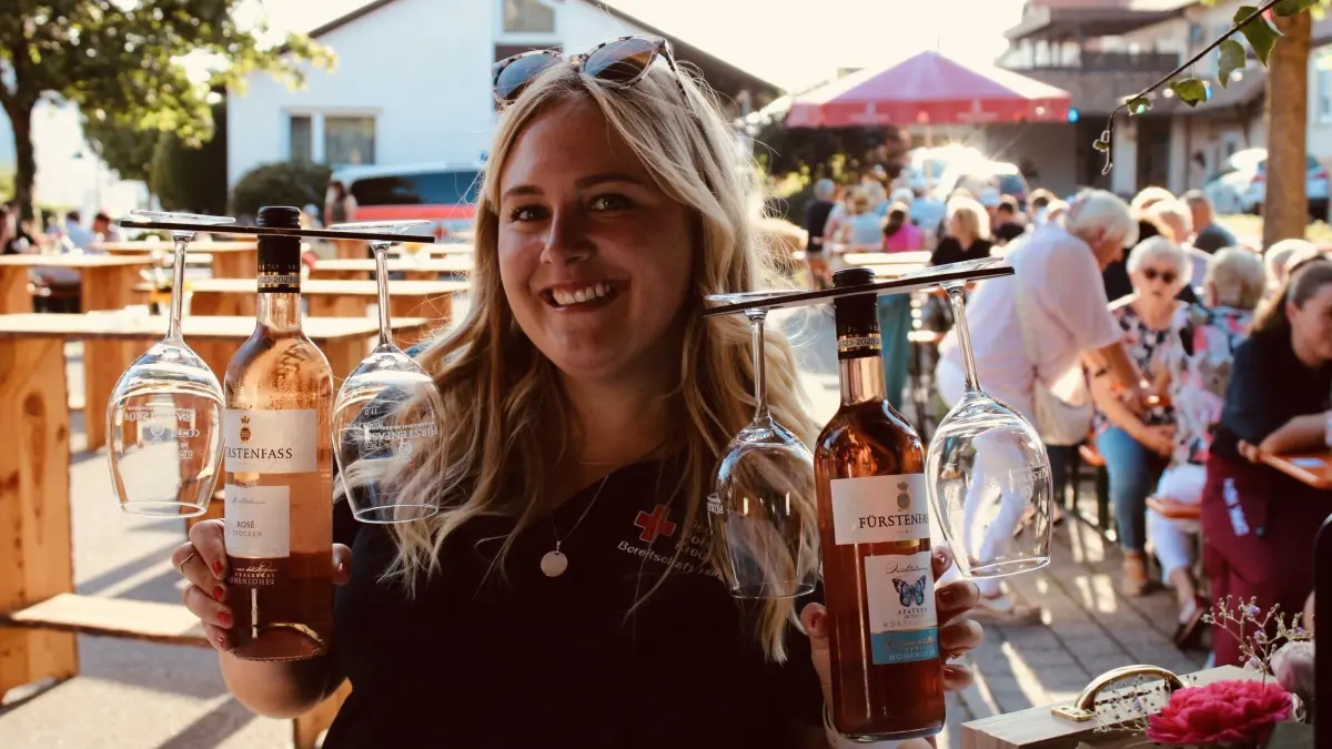 Weinfest Hülben, Luisa Christner, DRK Hülben
