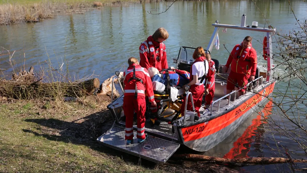 Wasserretter der BRK-Wasserwacht Neu-Ulm