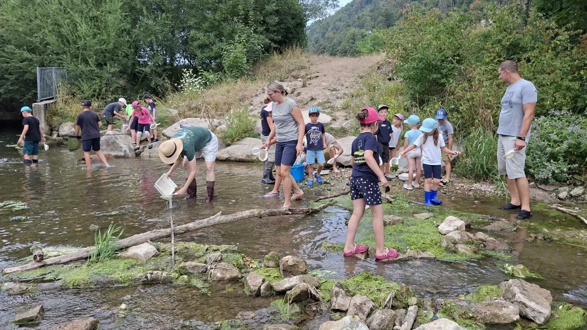Das Fischmobil macht aus Kindern junge Forscher.