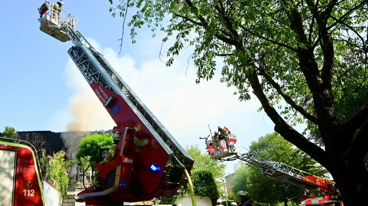 Göppingen Feuer Brand Bürgerhölzle Pearl-S.-Buck-Straße