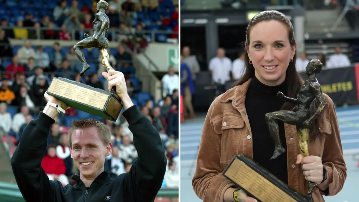 Zehnkämpfer Frank Busemann erhielt den Rudolf-Harbig-Preis 2004, Hürdenläuferin Cindy Roleder ist die bislang letzte Preisträgerin 2023.