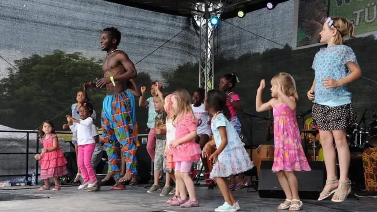 Auch für Kinder ist auf dem Afrika-Festival immer etwas geboten