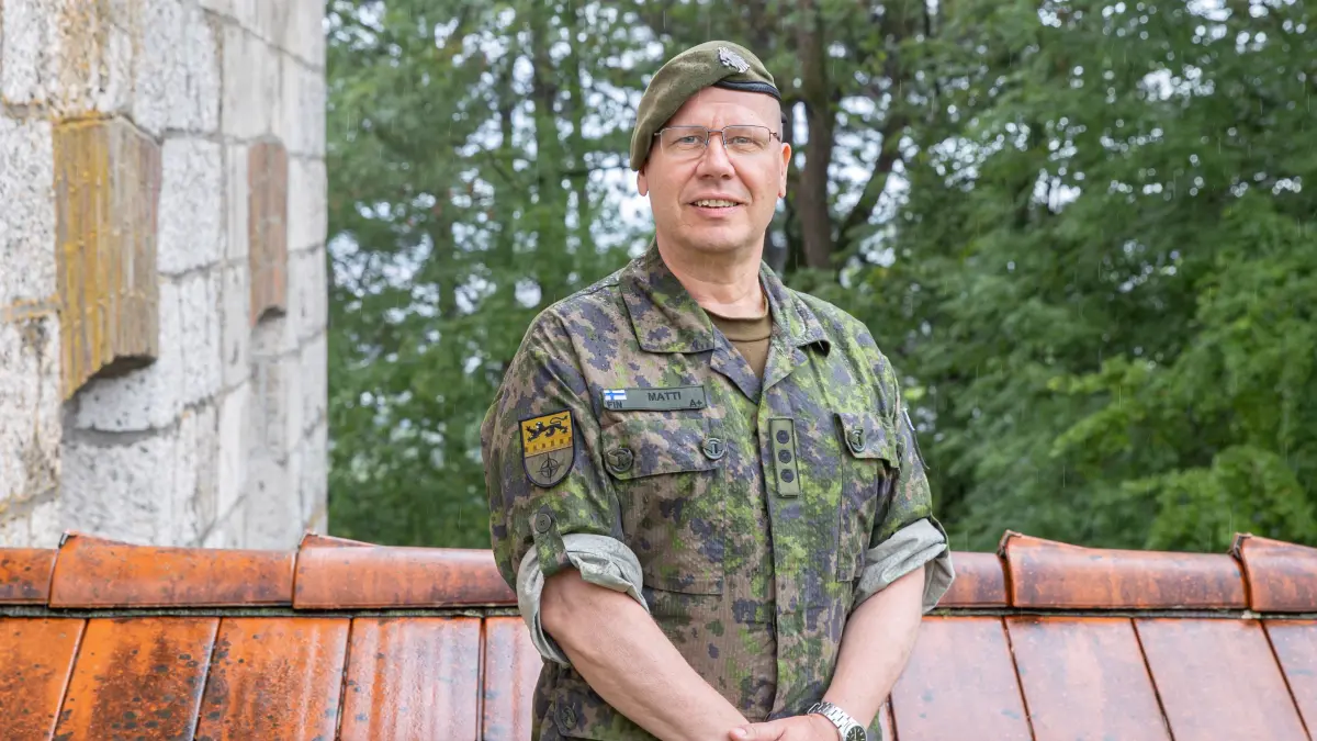 Oberst Matti ist seit einem Jahr in Ulm - und mag die Stadt sehr.