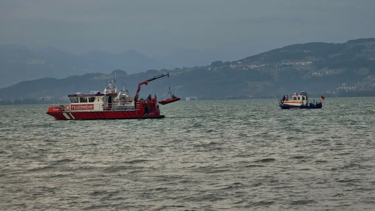 Rettungseinsatz auf dem Bodensee