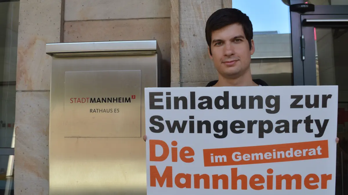 Julien Ferrat will im Rathaus swingen. Das meint er ernst.