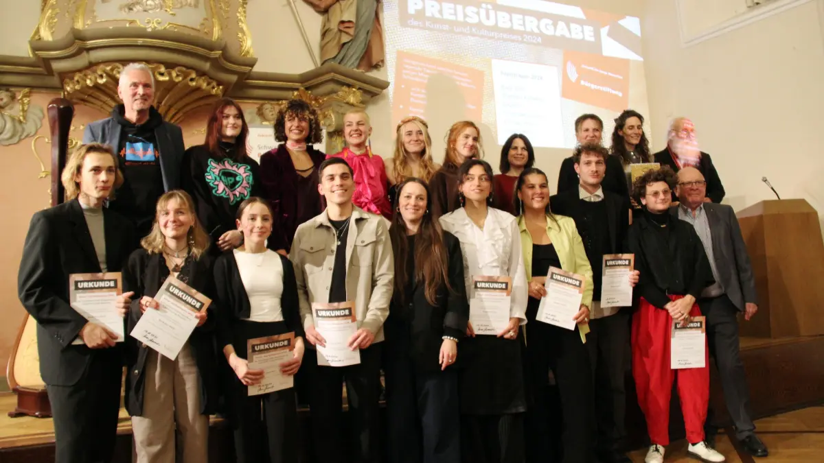 Preisverleihung: Verleihung des Kunst- und Kulturpreises 2024 der Bürgerstiftung Schwäbisch Hall, Festakt in der Hospitalkirche