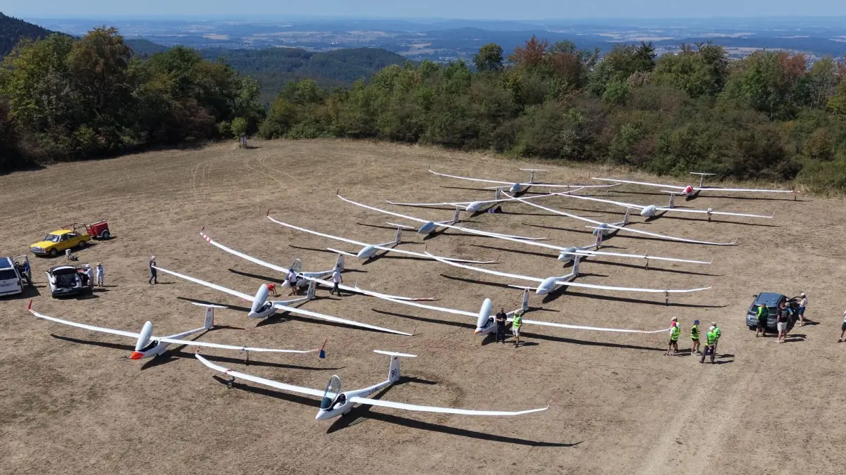 Sailplane Grand Prix auf dem Farrenberg bei Mössingen