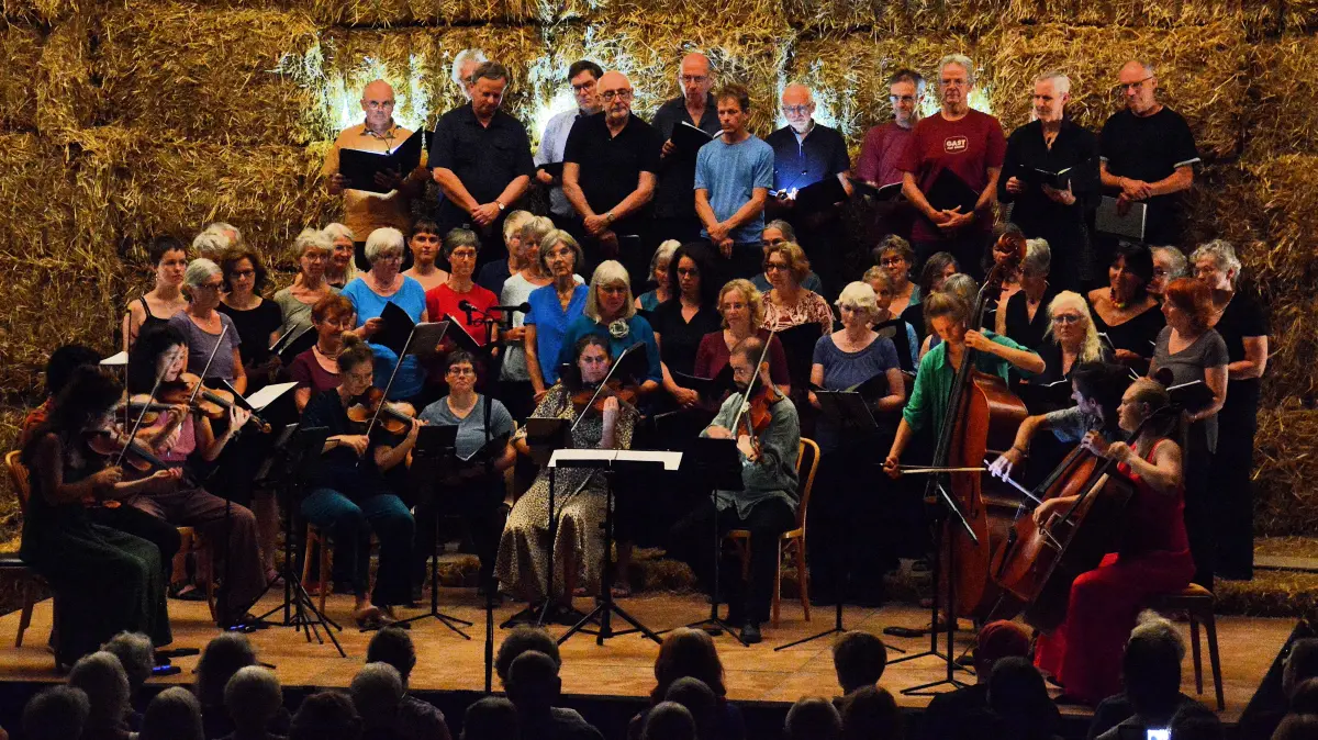 Neun Profistreicher und ein Laienchor präsentierten ein grandioses Abschlusskonzert des Immenklang Festivals.