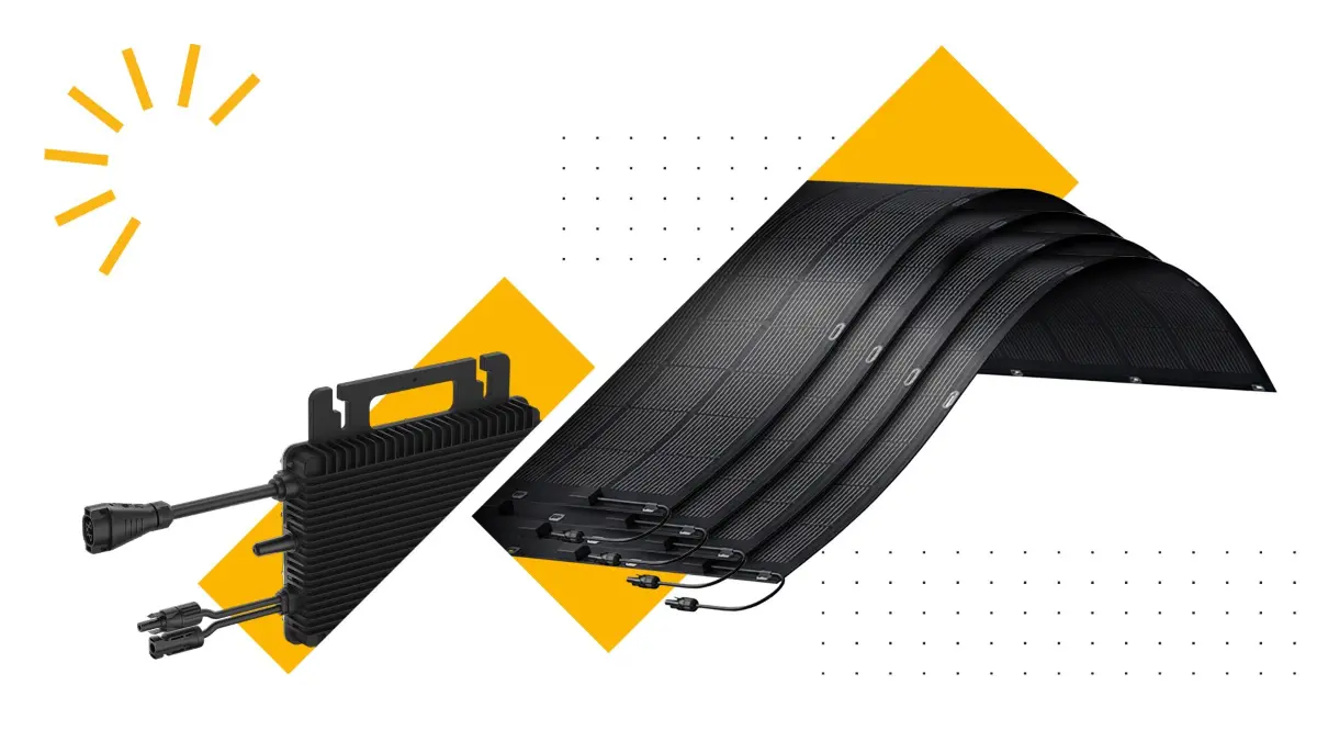 Flexible statt starre Solarmodule.