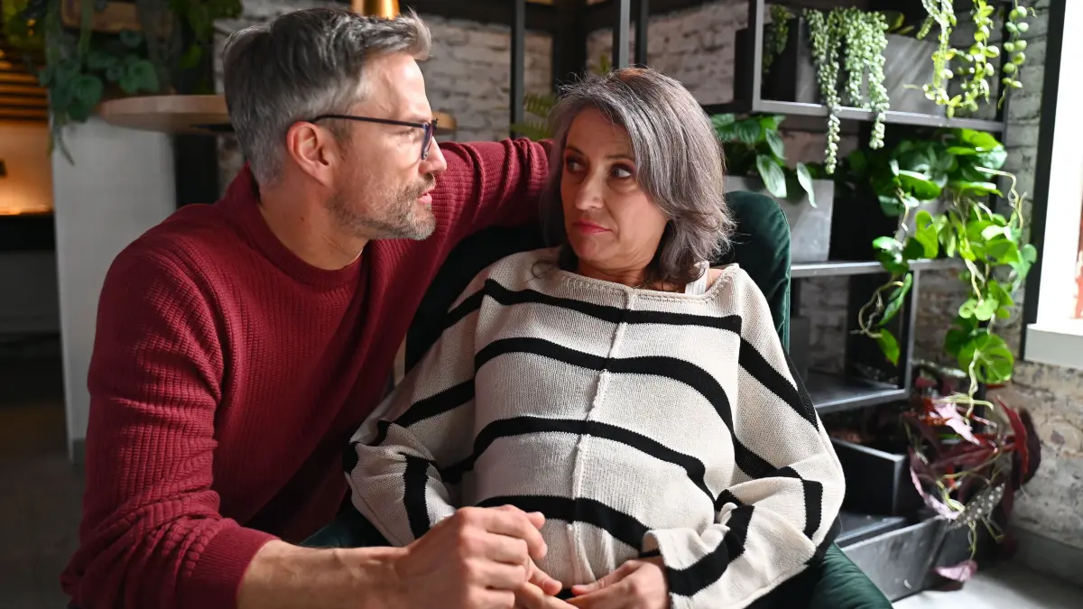 Henning (Stefan Bockelmann) und Daniela (Berrit Arnold) erwarten bei AWZ derzeit Nachwuchs.