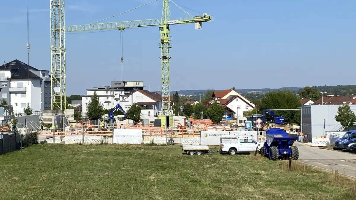 Baugebiet Klingengraben, IBA-Projekt, Baustelle, Investor Salvia Projektentwicklung