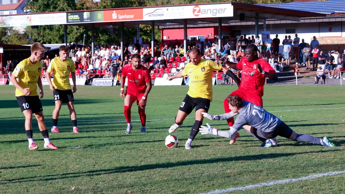 Fußball WFV-Pokal Saison 2026/27 3. Runde SSV Schwäbisch Hall - Sonnenhof Großaspach 0:6