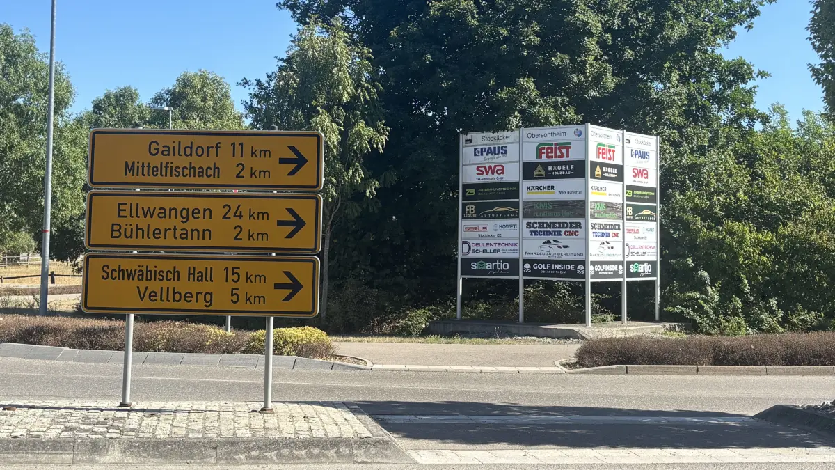 Zahlreiche Firmen haben ihren Sitz unter anderem im Obersontheimer Gewerbegebiet Stockäcker.