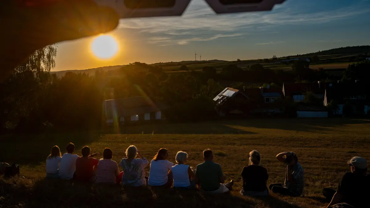 Sonnenfinsternis bei Uhingen Holzhausen