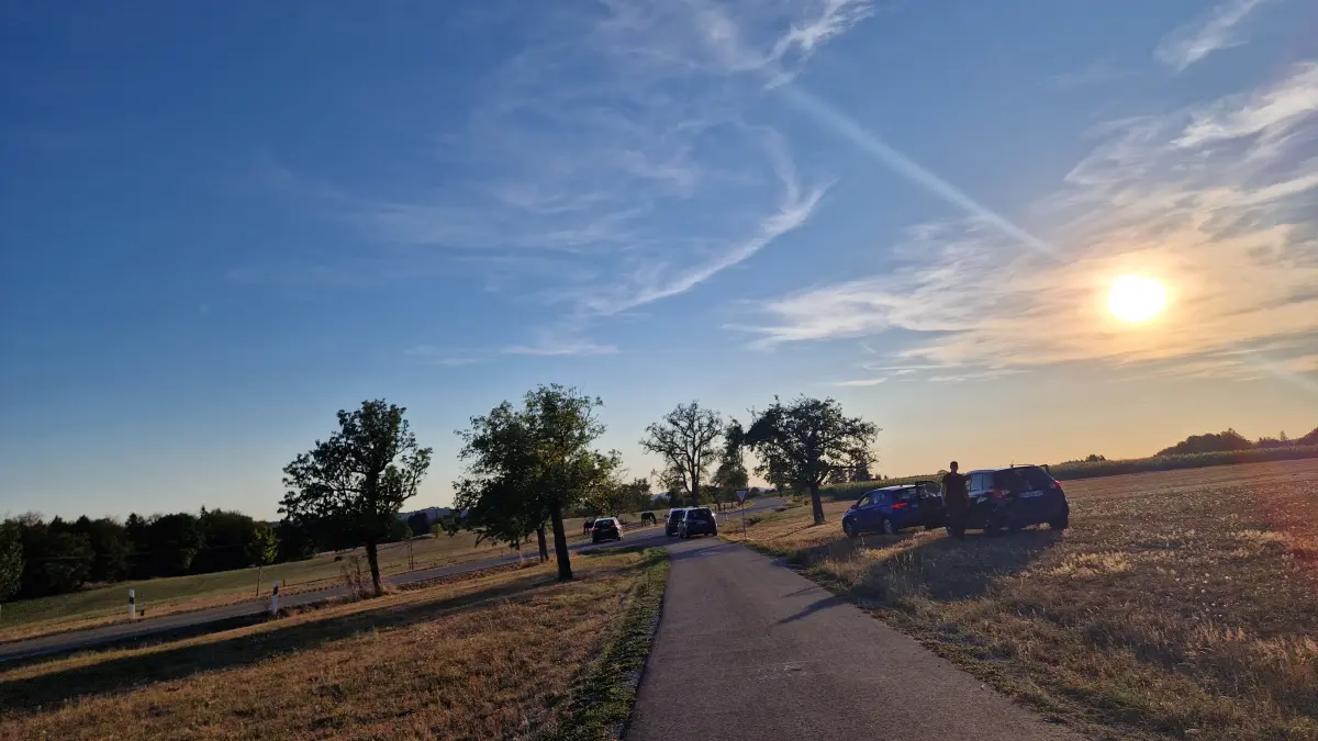 Partielle Sonnenfinsternis 12. August 2026 Sulzbach-Laufen Weißenhof