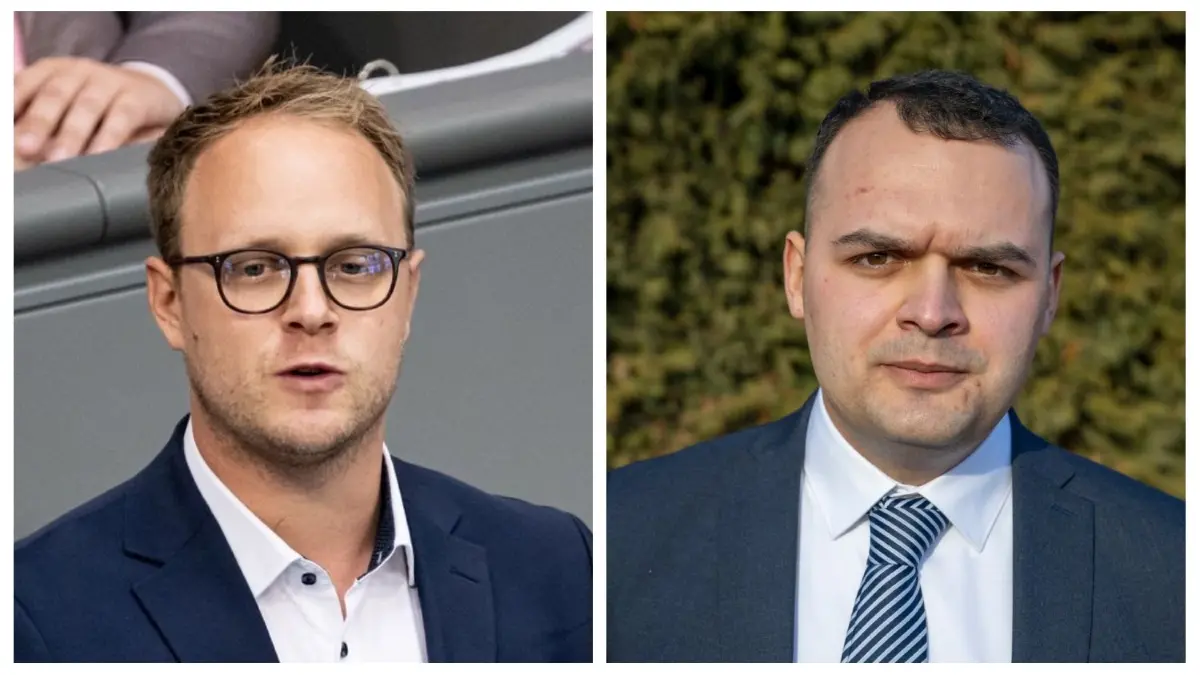 Konträre Ansichten: Marcel Emmerich und Franz Schmid.