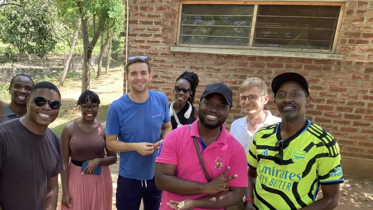 Dominik Schlegel ist als Entwicklungshelfer in Malawi im Einsatz.