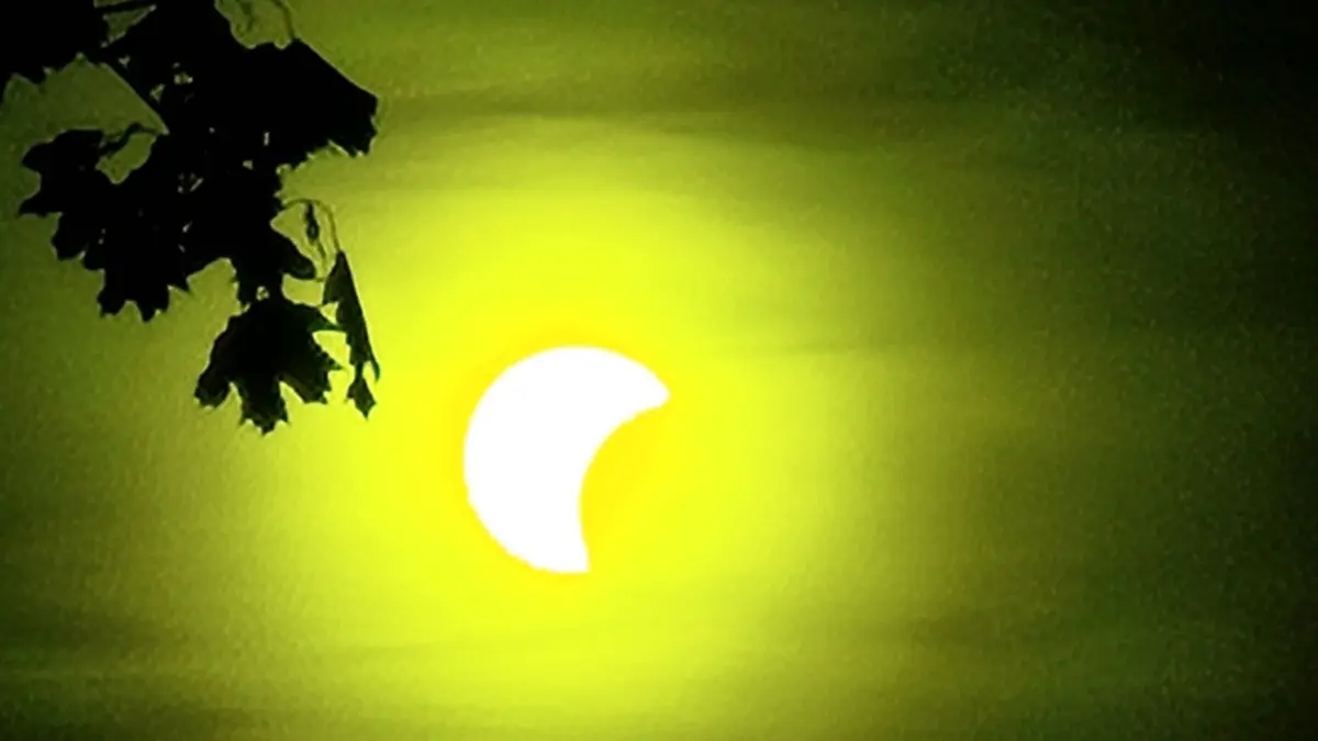 Partielle Sonnenfinsternis Gaildorf