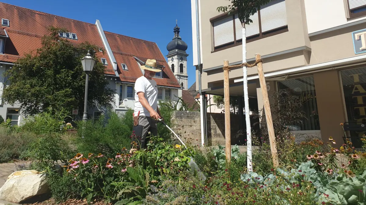 Jörg Lamparter, Leiter der Stadtgärtnerei Ehingen