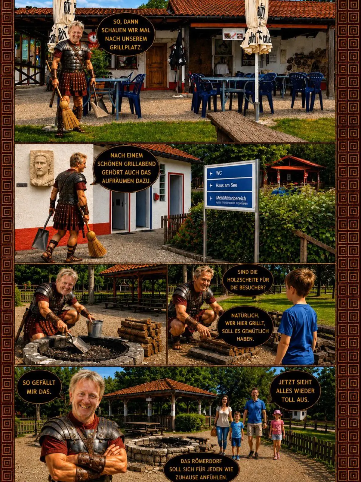 Verantwortlich für die unterhaltsame Geschichte rund um Hausmeister Gerhard zeichnet Filmemacher Roberto Senatore.