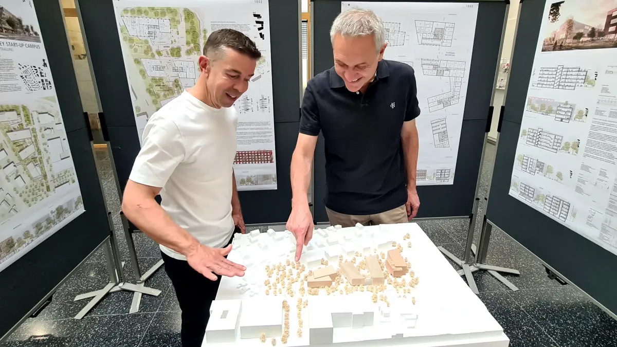 Florian Danner Architekt Tübingen Pläne TTR Jens Wetzel L-Bank Bebauung Cyber Valley Startup-Campus