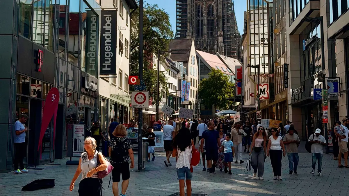 Shoppen am 15.8