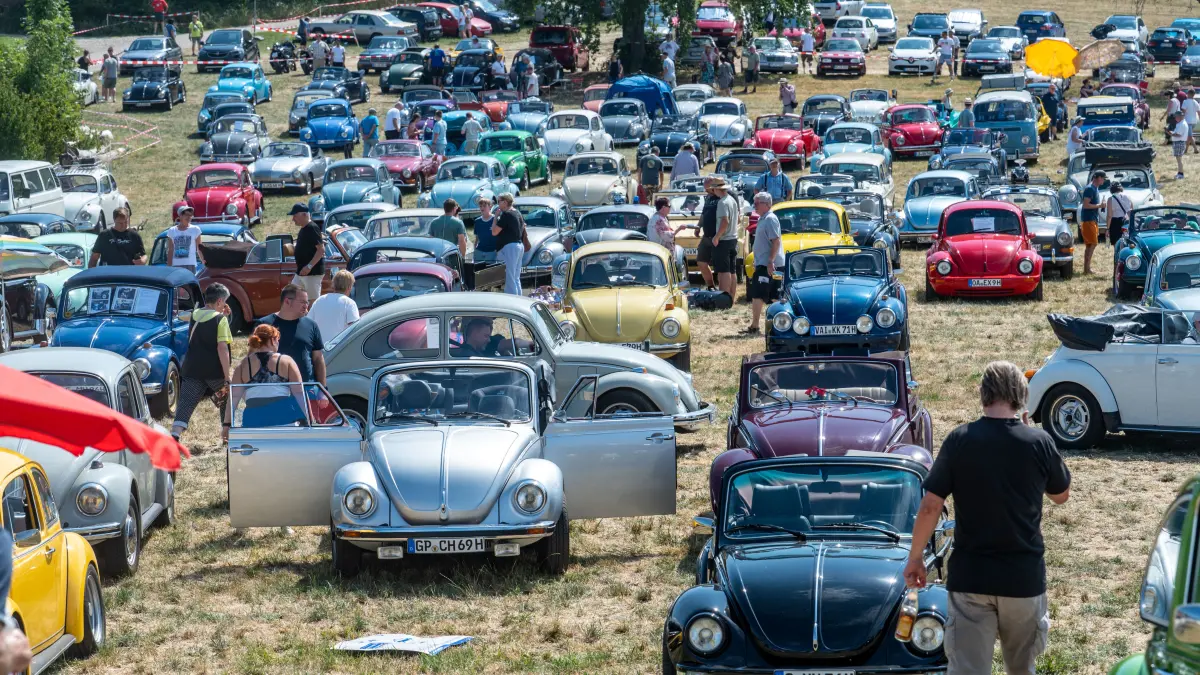 Lenglingen, internationales Käfertreffen, 50 Jahre VW Käfer Team