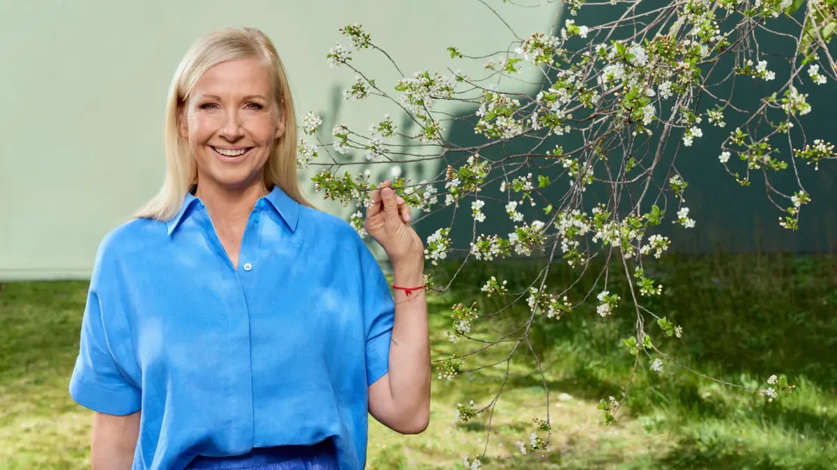 Andrea Kiewel moderiert den „ZDF-Fernsehgarten“ 2026.