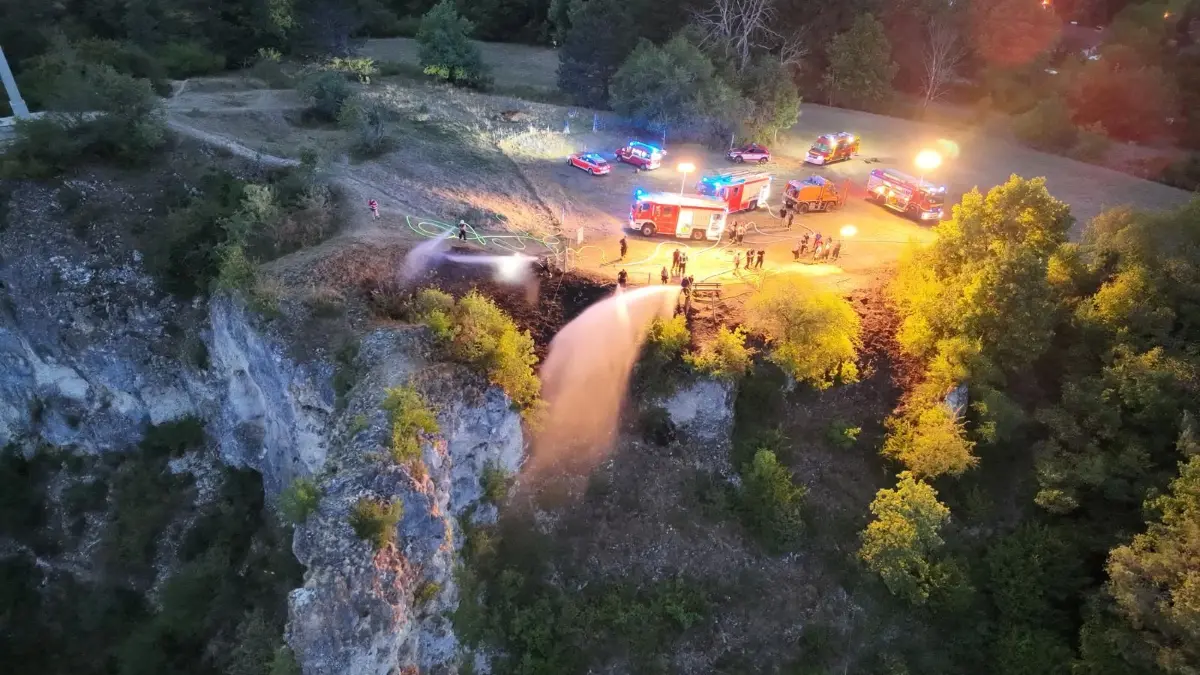 Flächenbrand Blaubeuren