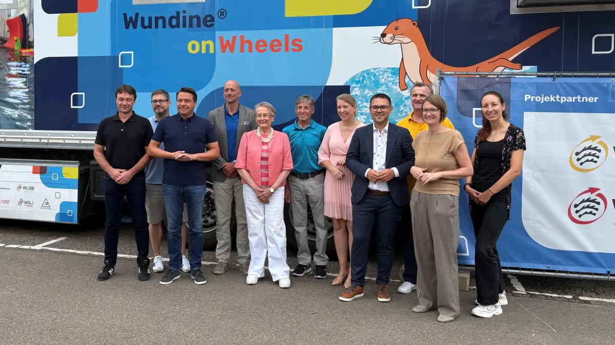 Auftakt "Wundine on Wheel" in Großbettingen